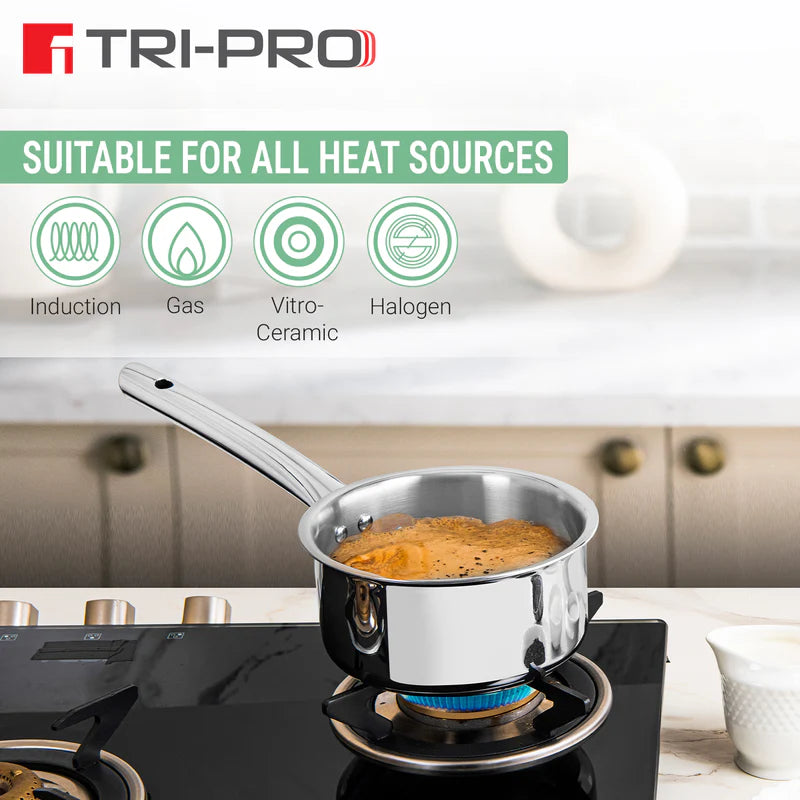 Argent Tri-Ply Stainless Steel Saucepan