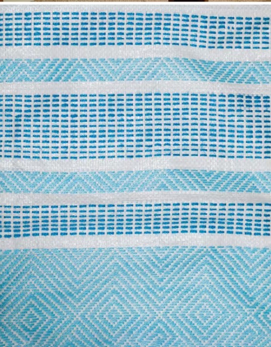 Blue Tarini Polyester Table Runner