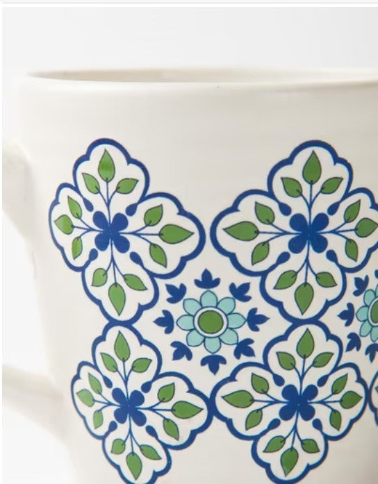 Blue Ceramic Mug Set of 2