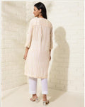 Natural Modal Printed Knee Length Kurta
